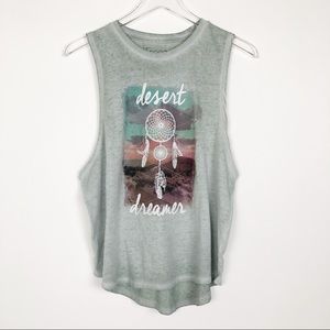 Freeze Desert Dreamer Boho Tee Tank Top Size M